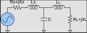 T匹配電路-阻抗匹配計算器